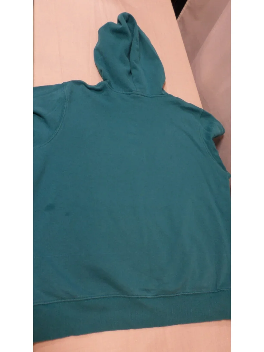 DESIGNER THE NORTH FACE COTTON BLEND WARM PULLOVER TEAL HOODIE MEN'S SIZE MEDIUM